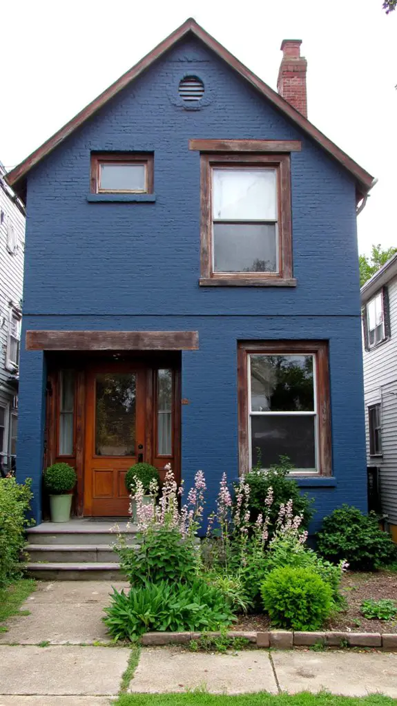 steel blue espresso details