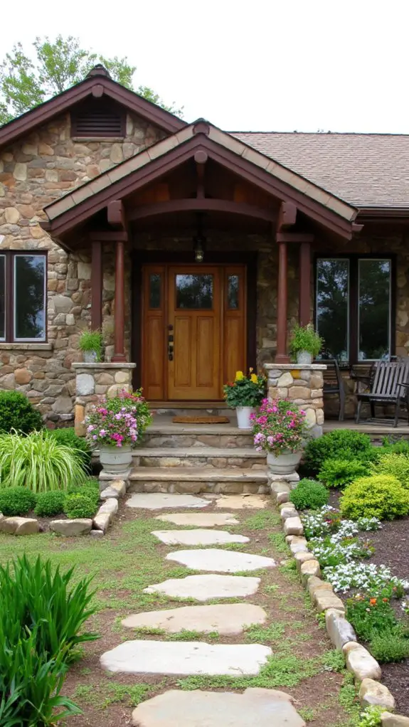 stone or brick facade installation