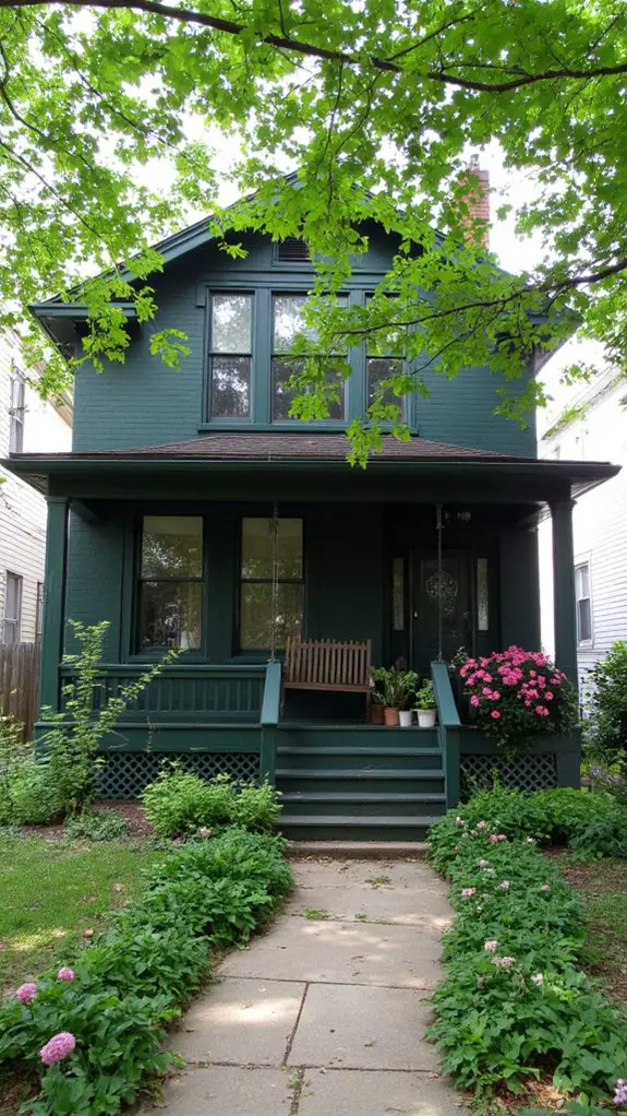 striking bold color contrast