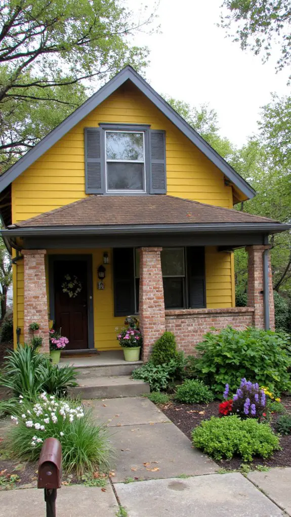 striking cozy exterior combination