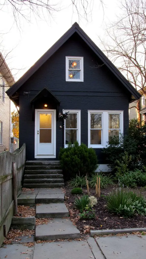 striking dark white contrast elegance