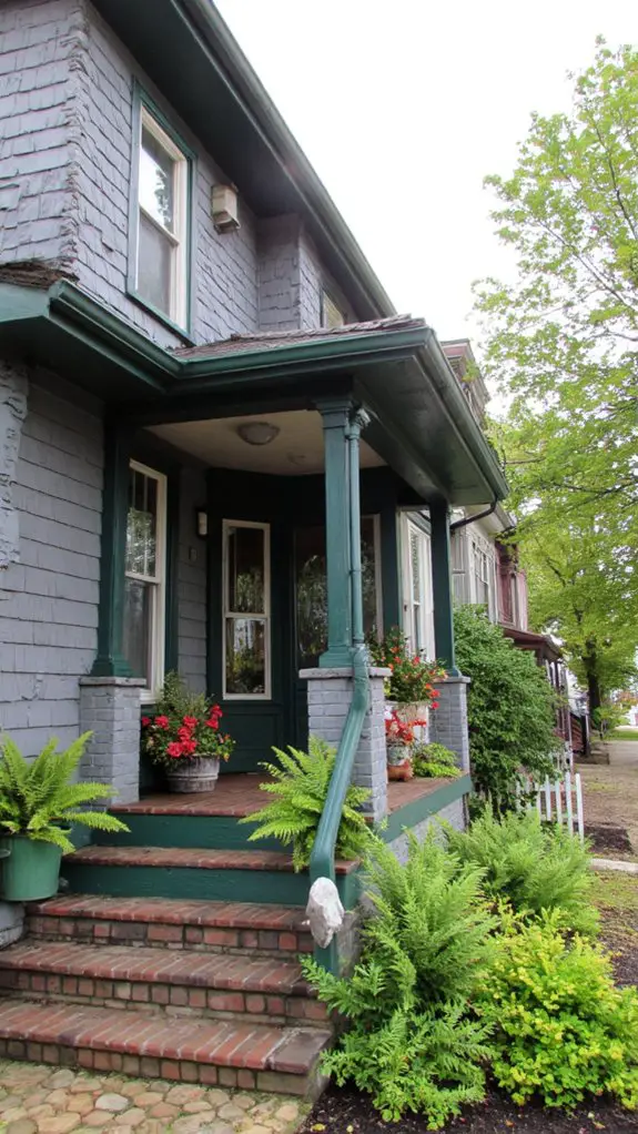striking gray green contrast elegance