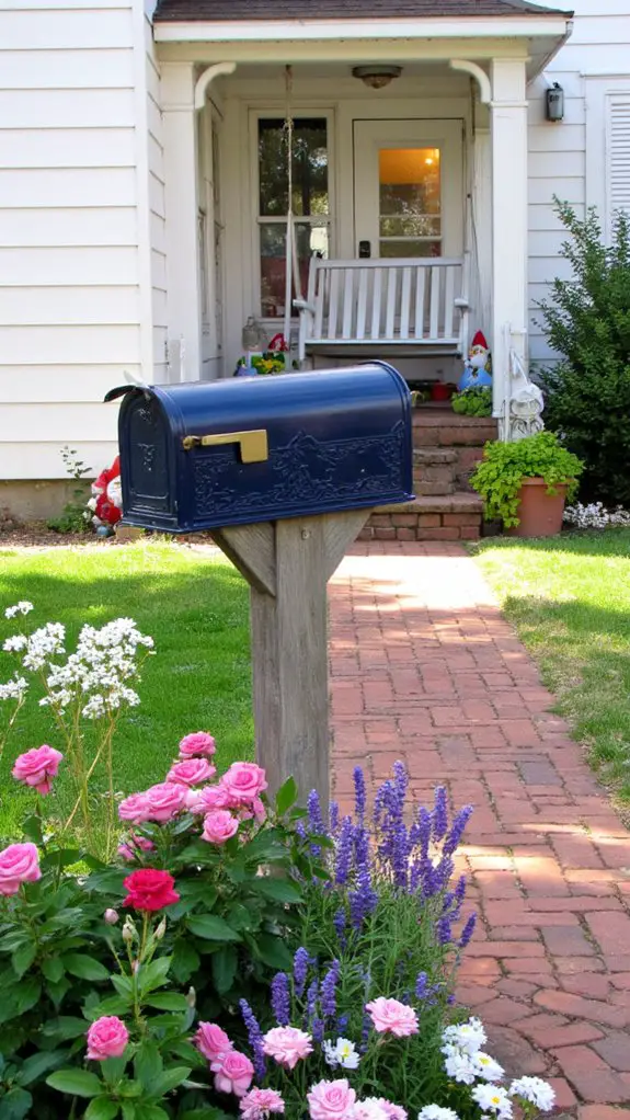 striking mailbox enhances curb appeal