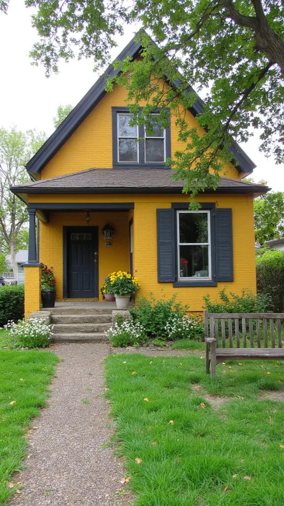 striking modern color combination