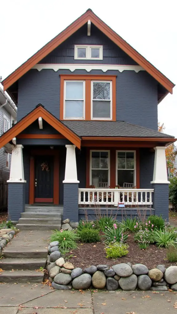 striking modern exterior palette