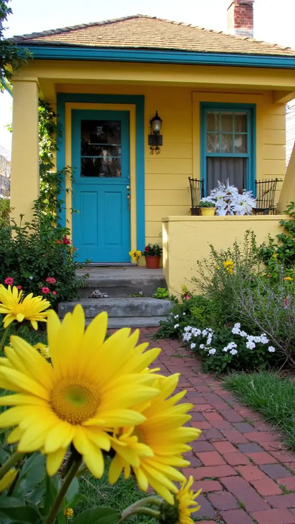 striking vibrant color combination