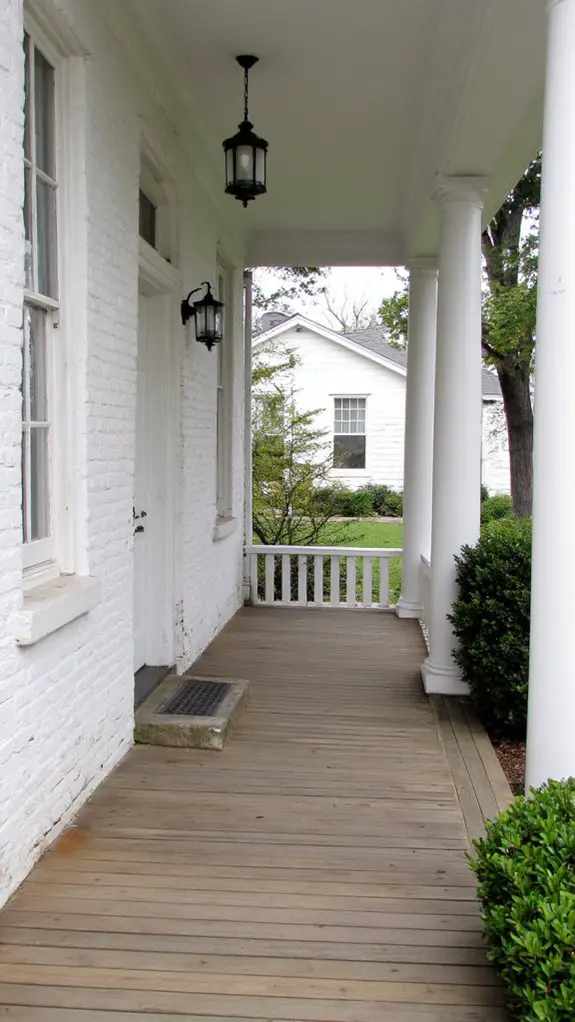 stunning wooden porch details