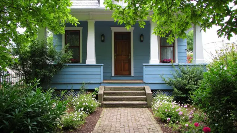 stylish blue house exteriors