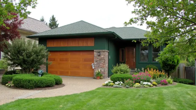 23 Green Houses With Stylish Garage Doors That Wow the Neighbors stylish green houses featured