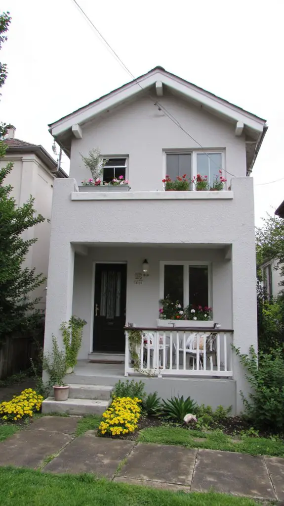 stylish light gray home