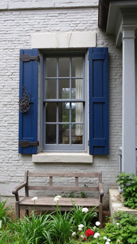 stylish shutters enhance aesthetics