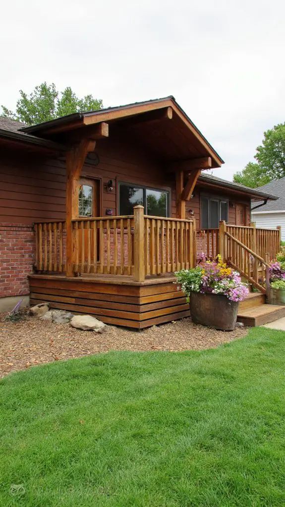 stylish split level home design