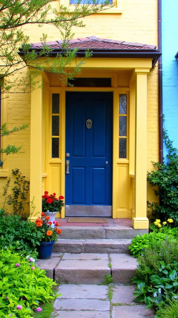 stylish steel blue elegance