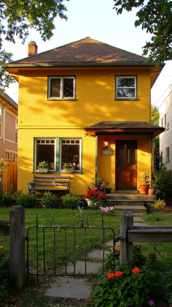 sun kissed amber textured panels