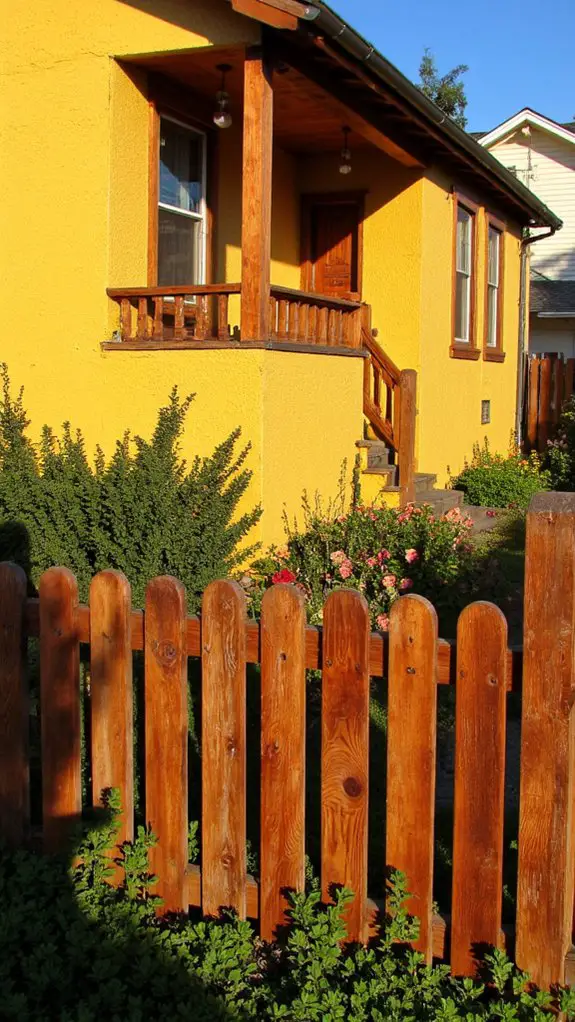 sunny marigold and redwood