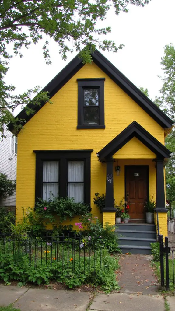 sunny yellow jet black