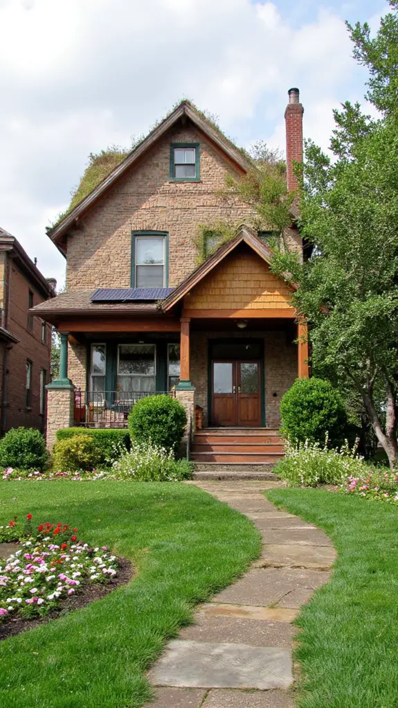 sustainable aesthetic brick homes