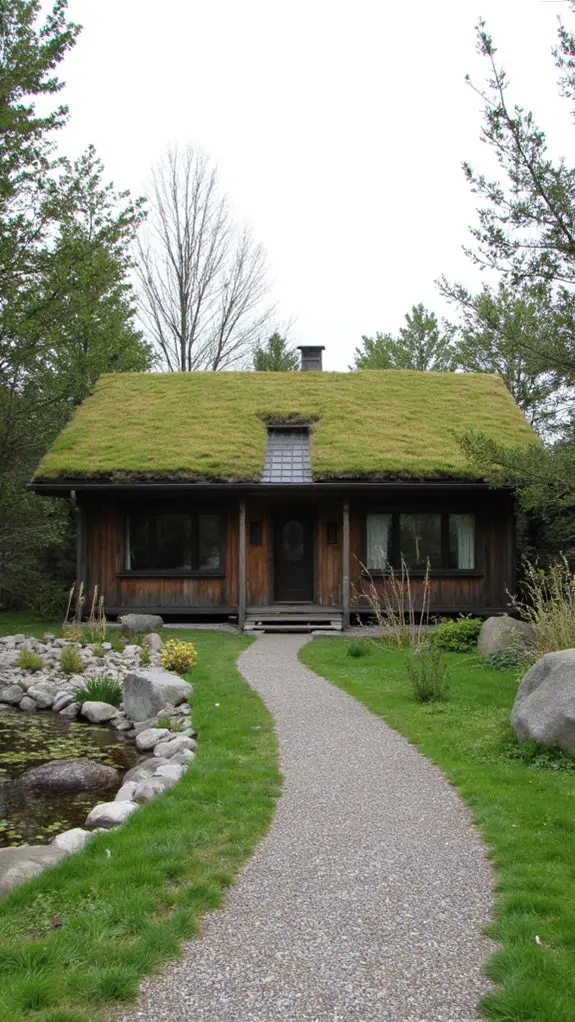 sustainable contemporary cabin retreat