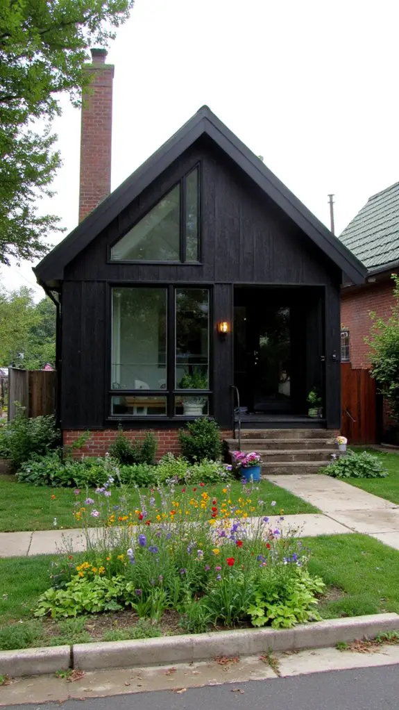 sustainable dark green design