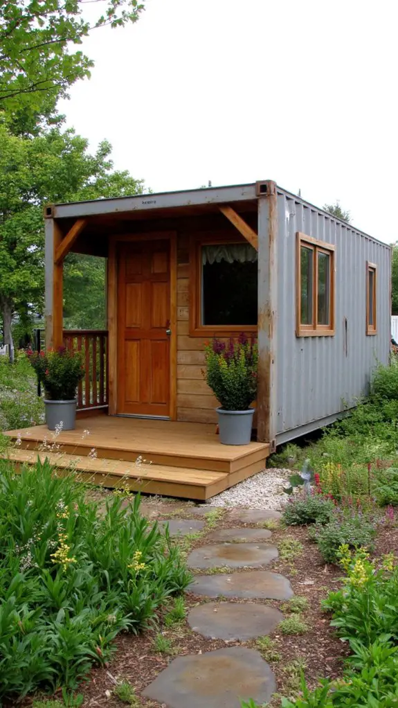sustainable stylish container home