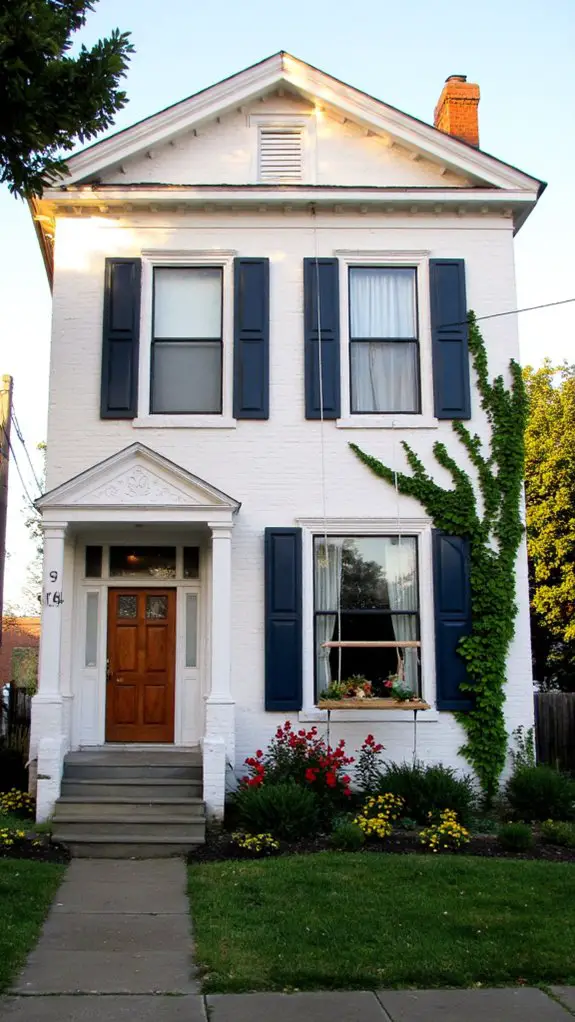 symmetrical window design elegance
