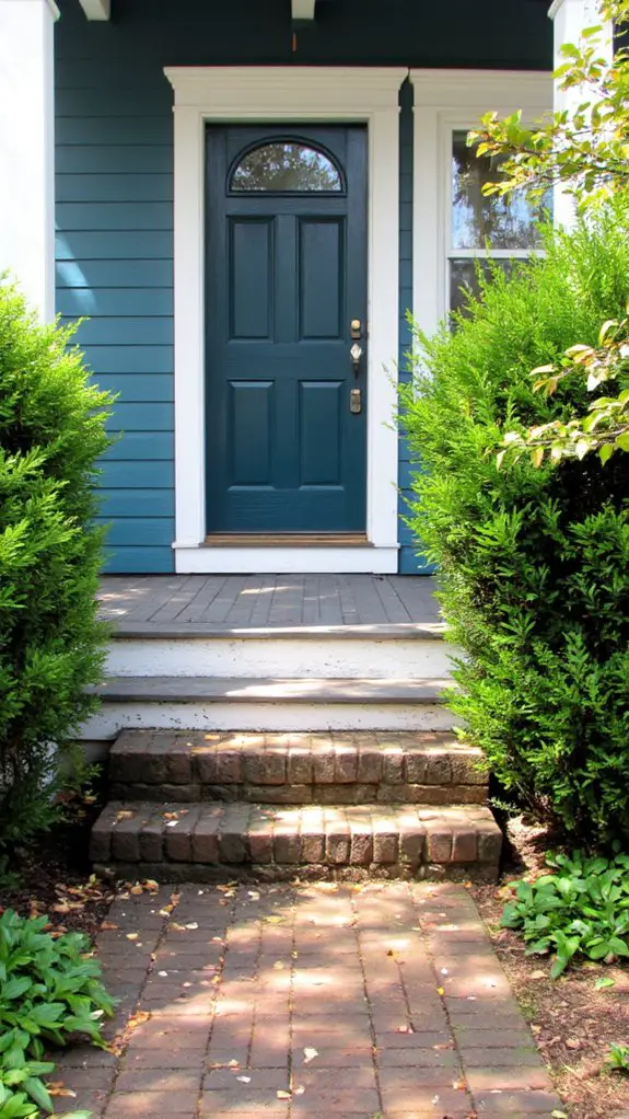 teal blue and white tranquility