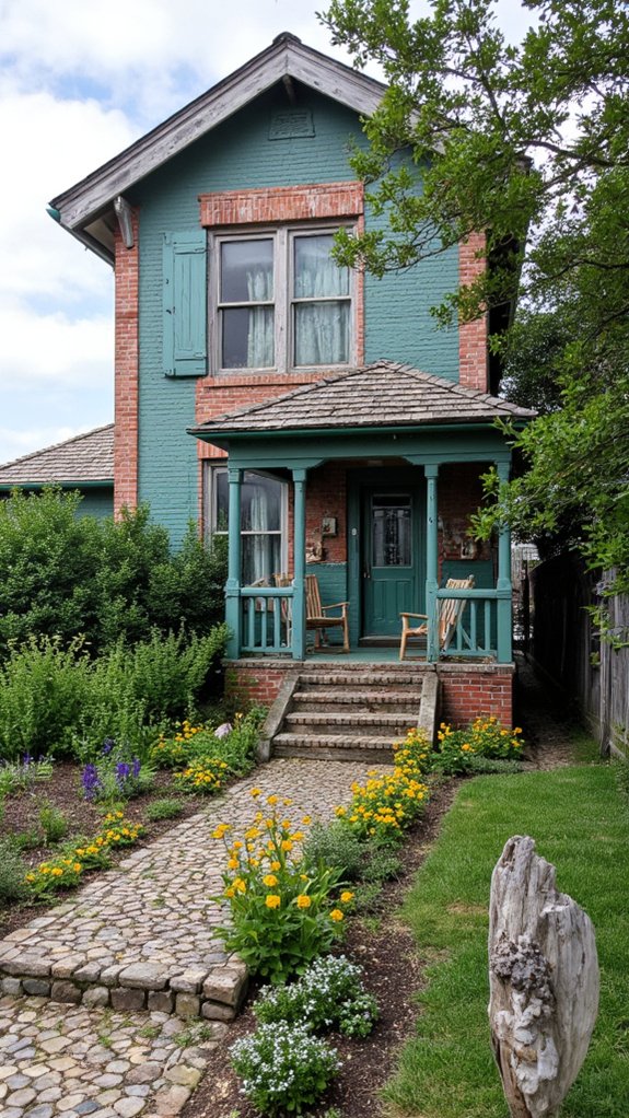 teal green coastal elegance
