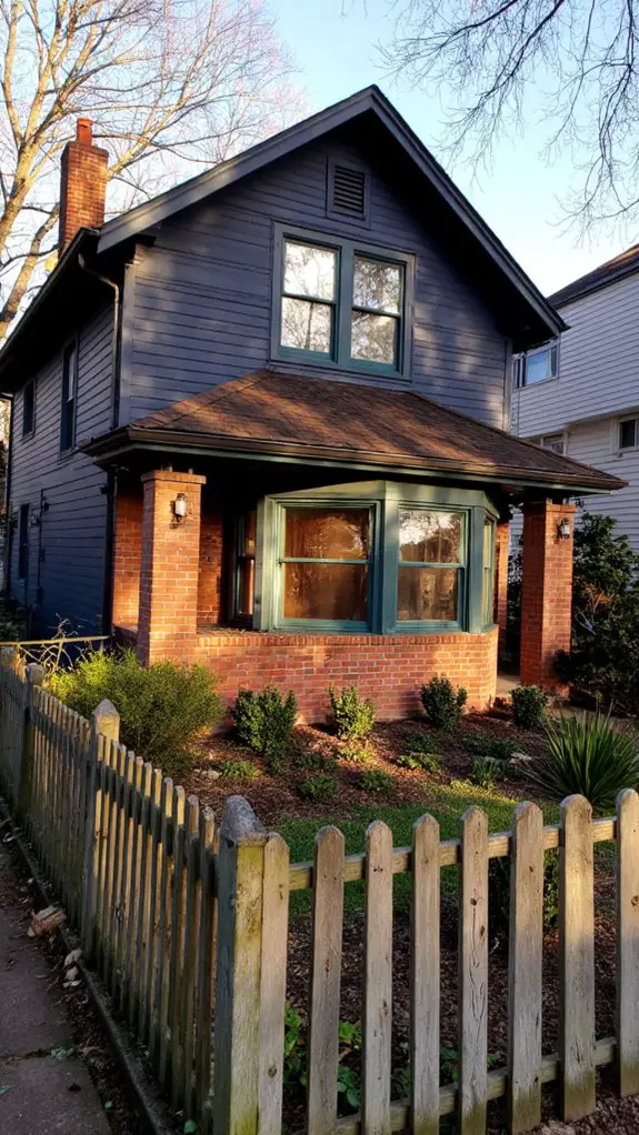 textured brick smooth siding
