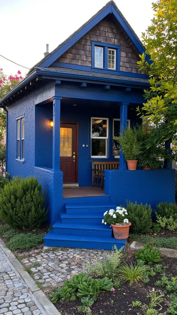 textured finishes enhance exterior