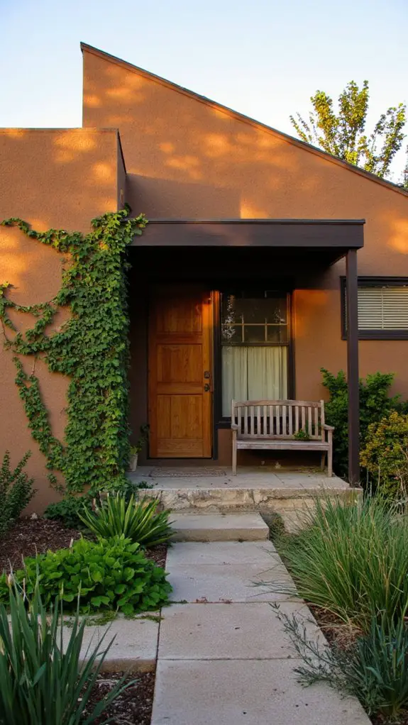 textured warm brown elegance