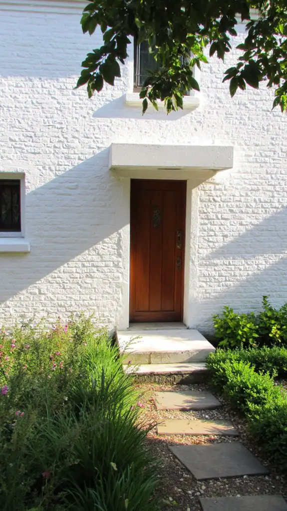 textured white brick charm