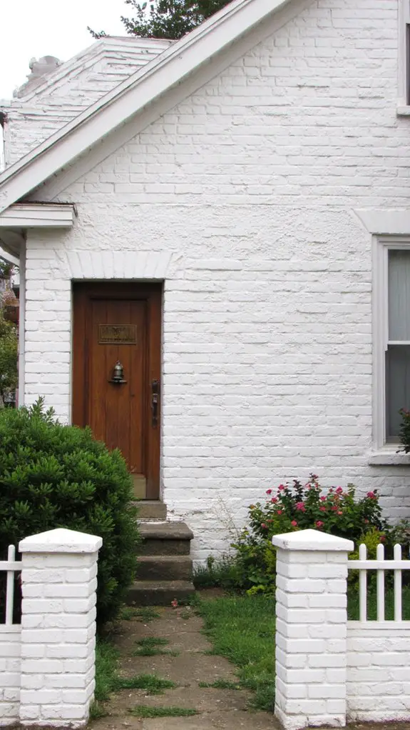 textured white brick patterns