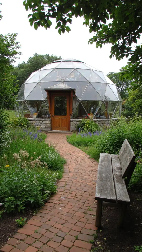 timber enhanced geodesic dome design