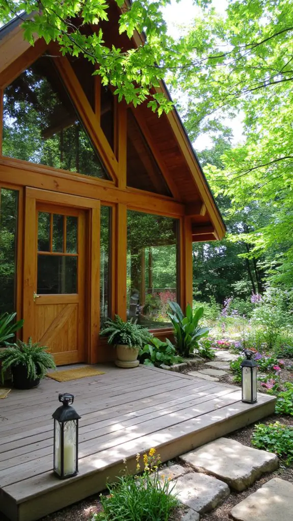 timber frame serene sanctuary