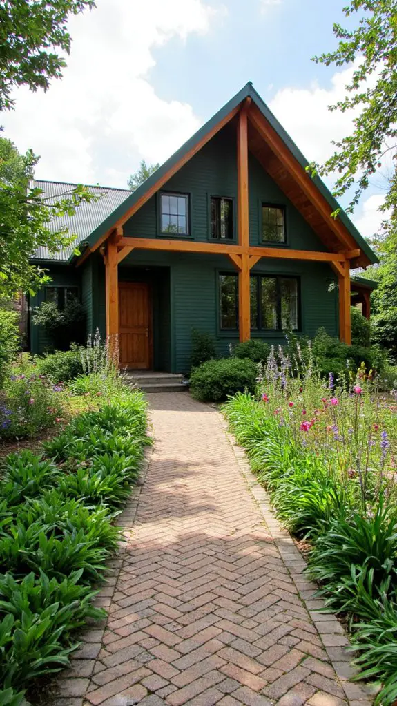 timber framed contemporary greenhouses