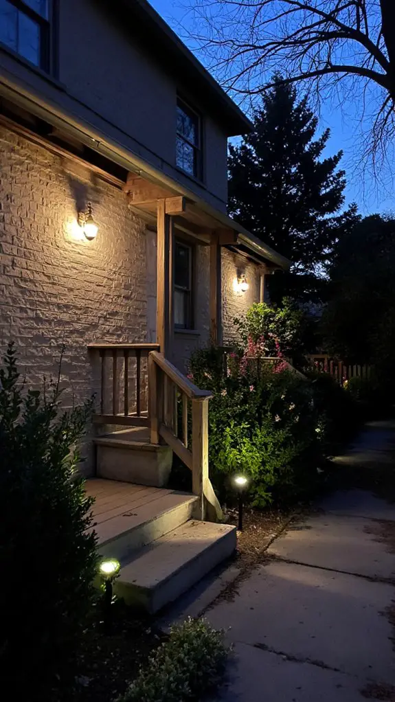 timed lighting enhances security