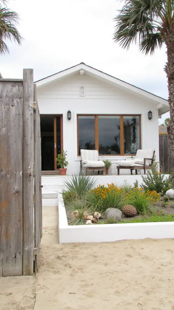 timeless beachy stucco charm