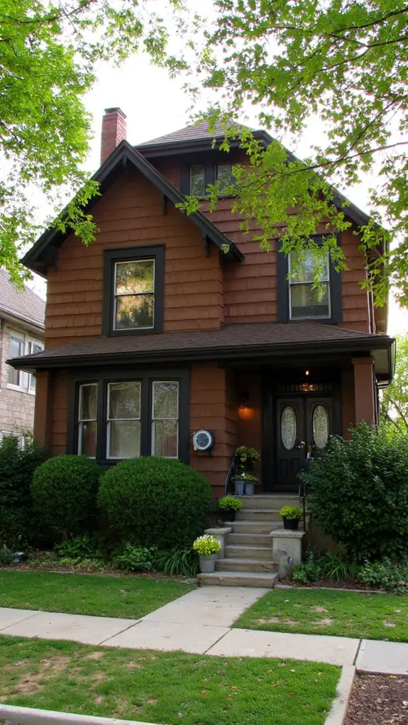 timeless brown and black elegance