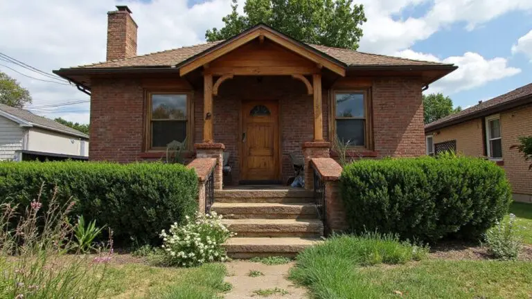 timeless brown brick exterior