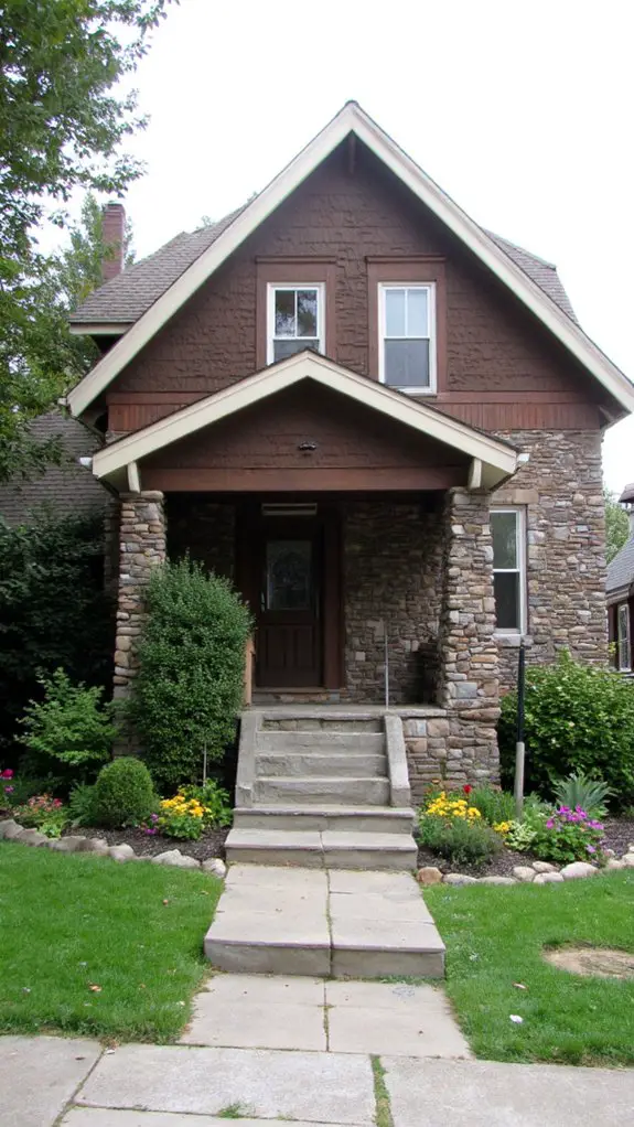 timeless brown stone homes