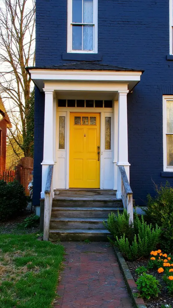 timeless colonial aesthetic contrast