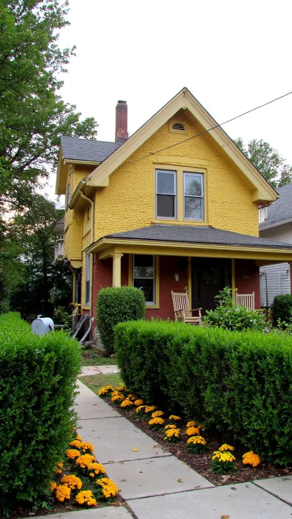 timeless colonial yellow elegance