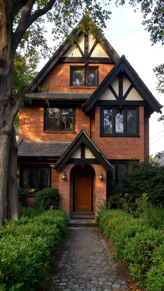 timeless dark brick elegance