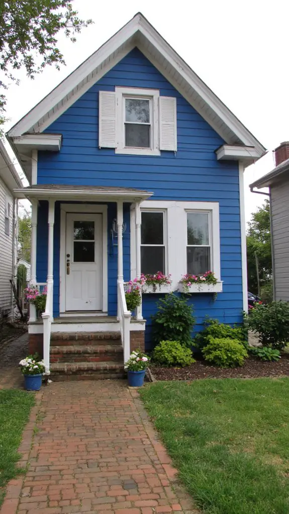 timeless denim blue contrast