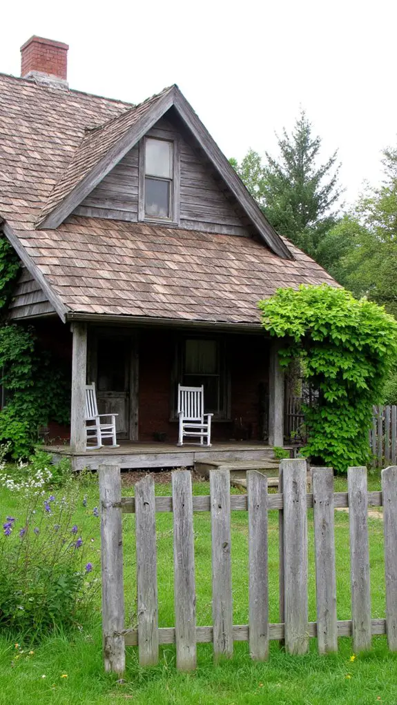 timeless earthy shingle charm