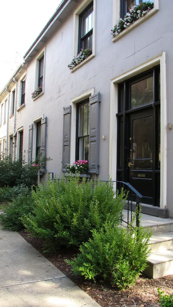 timeless gray colonial elegance