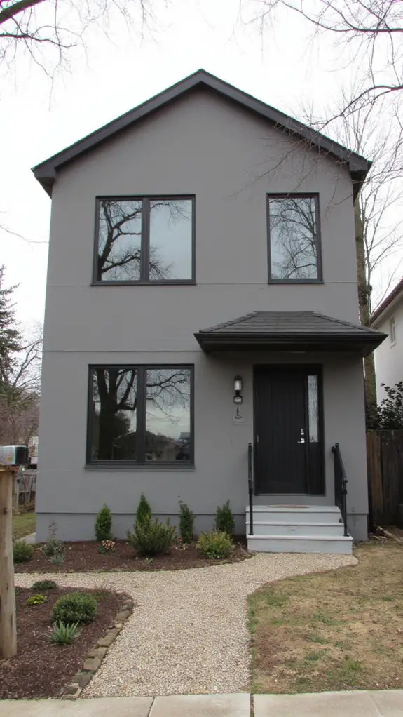 timeless gray stucco elegance
