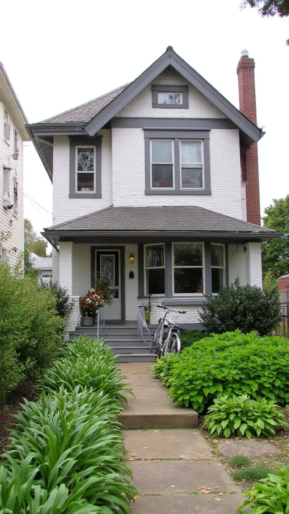 timeless gray trimmed elegance