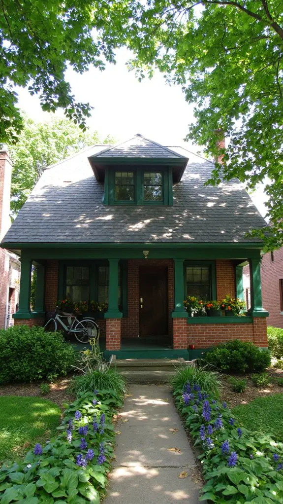 timeless green and gray elegance