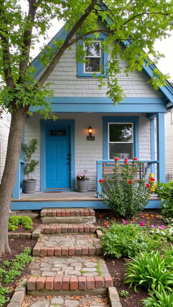 timeless grey and blue